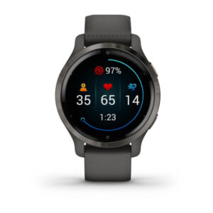 Garmin Venu 2S 2,79 cm (1.1") AMOLED 40 mm Digitaal 360 x 360 Pixels Touchscreen Grafiet Wifi GPS