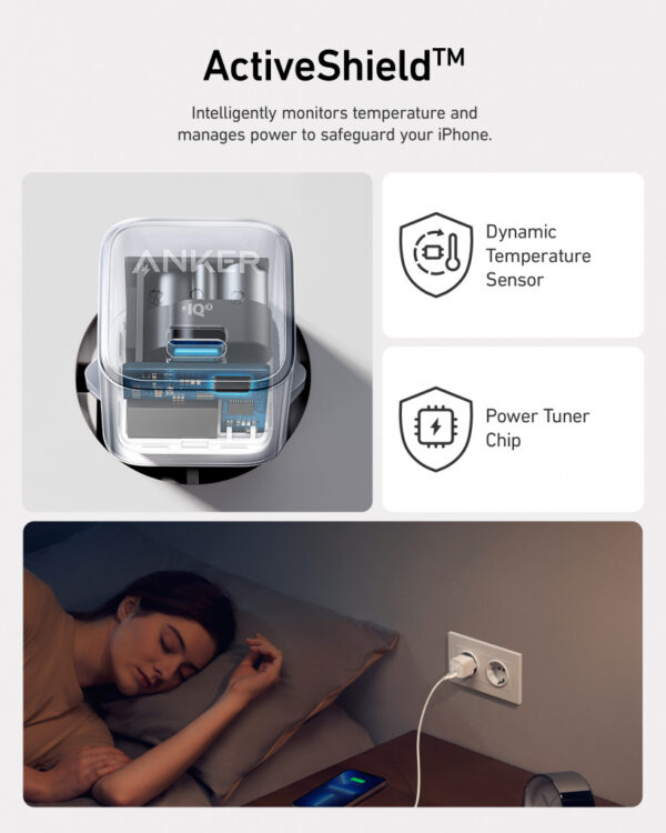 Anker 511 Charger (Nano Pro) offline only Mobiele telefoon, Tablet Wit USB Snel opladen Binnen - Afbeelding 2