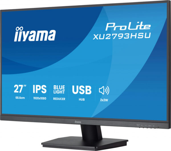 iiyama ProLite XU2793HSU-B7 computer monitor 68,6 cm (27") 1080 x 1920 Pixels Full HD LED Zwart - Afbeelding 4