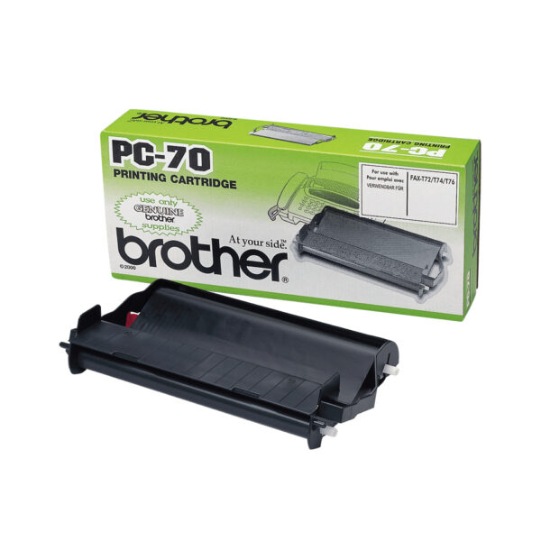 Brother PC-70 faxbenodigdheid Fax-inktcartridge + lint 140 pagina's Zwart 1 stuk(s) - Afbeelding 2