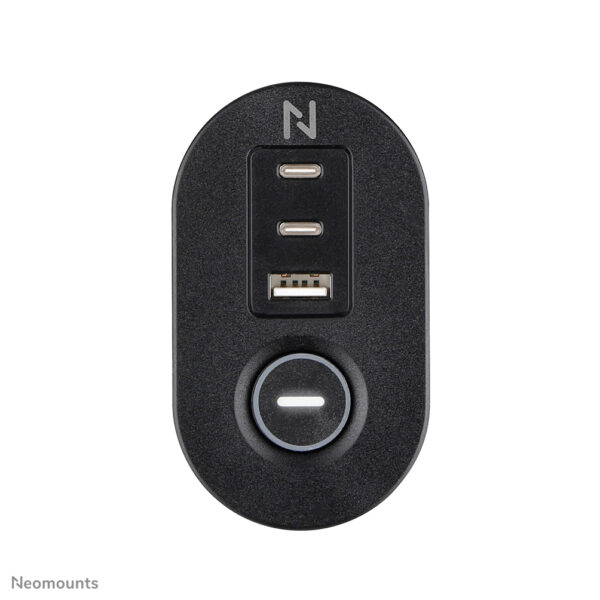 Neomounts DS22-840BL6 Bureaucontactdoos met klem en USB-C en USB-A poorten - snelladen - Afbeelding 6