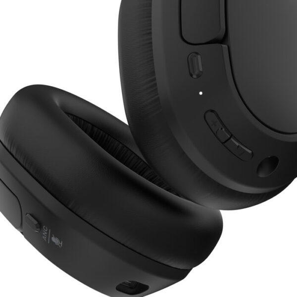 Belkin AUD008HQBK hoofdtelefoon/headset Hoofdtelefoons Draadloos Hoofdband Oproepen/muziek USB Type-C Bluetooth Zwart - Afbeelding 6