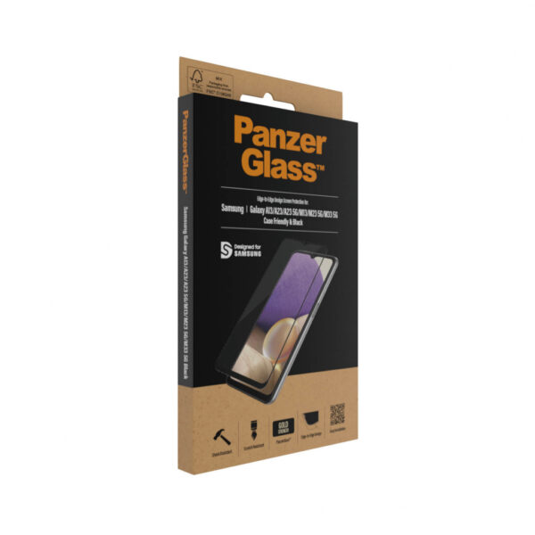 PanzerGlass Gehard Glas Clear Screenprotector Samsung Galaxy A13 4G/A13 5G/M23 5G/M33 5G - Afbeelding 4
