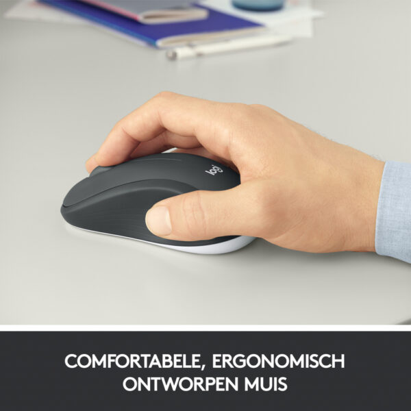 Logitech 920-008685 toetsenbord Inclusief muis Universeel USB QWERTY US International Zwart, Wit - Afbeelding 5