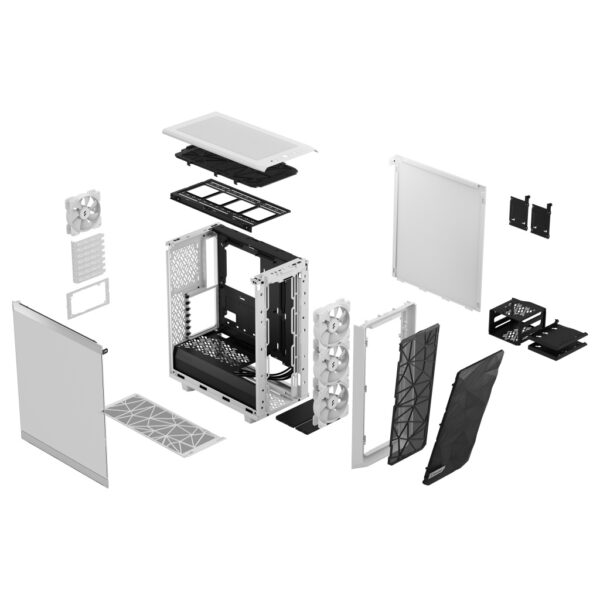 Fractal Design Meshify 2 Compact RGB Wit - Afbeelding 4