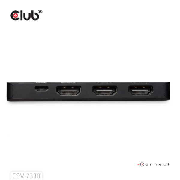 CLUB3D CSV-7330 interface hub DisplayPort - Afbeelding 4