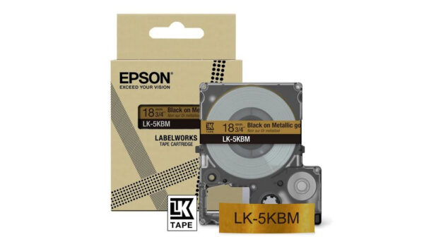 Epson LK-5SBM Zwart, Zilver