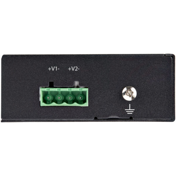 StarTech.com Industrial Gigabit PoE Splitter 90W High Speed Power over Ethernet PoE+++ Splitter 12-48V DC Splitter 802.3bt LAN/R - Afbeelding 2
