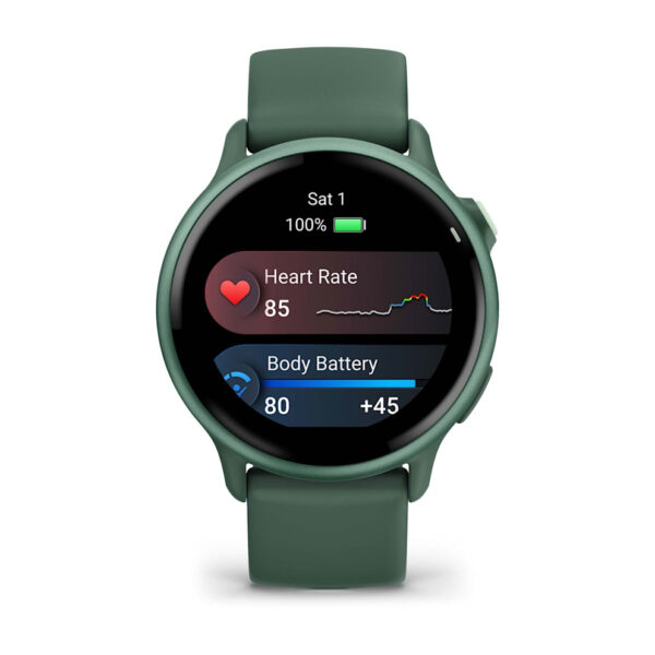 Garmin vívoactive 6 3,05 cm (1.2") AMOLED 42 mm Digitaal 390 x 390 Pixels Touchscreen Groen Wifi GPS - Afbeelding 3