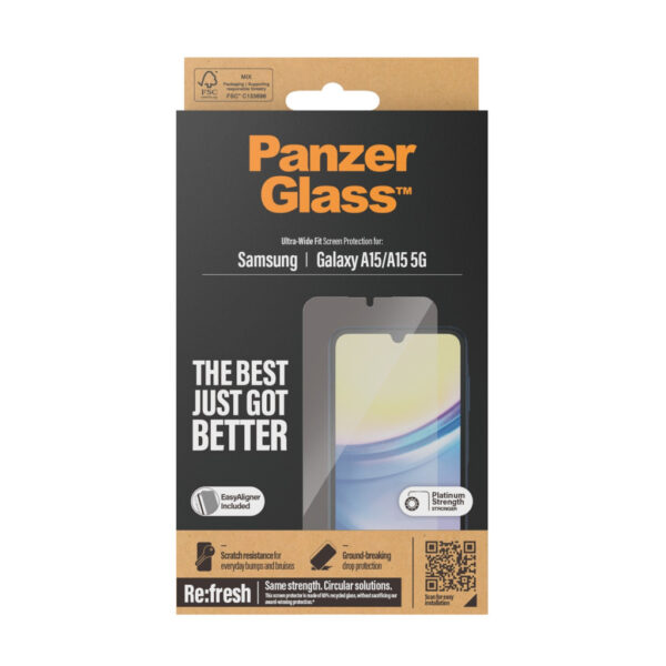 PanzerGlass 7349 scherm- & rugbeschermer voor mobiele telefoons Doorzichtige schermbeschermer Samsung 1 stuk(s) - Afbeelding 4