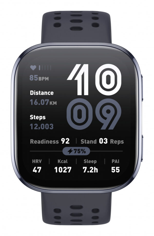 Amazfit Bip 6 Black 5 cm (1.97") AMOLED Digitaal 390 x 450 Pixels Touchscreen Zwart GPS