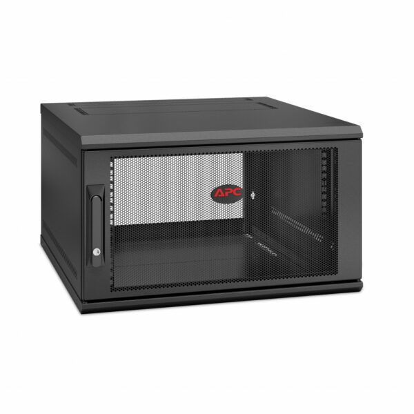 APC NetShelter WX AR106SH6, 6U/HE, 19inch patchkast, Wandmontage, Voorgemonteerd, 600mm diep - Afbeelding 2