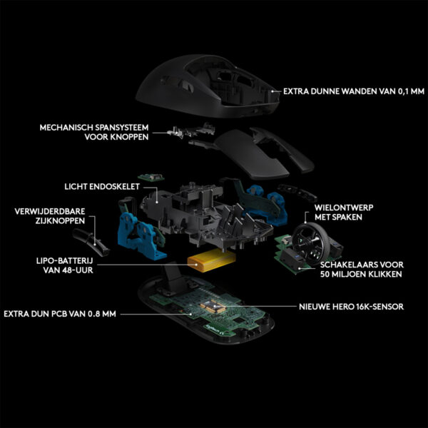 Logitech G Pro Wireless Gaming Mouse - Afbeelding 25