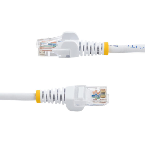 StarTech.com Cat5e Ethernet netwerkkabel met snagless RJ45 connectors UTP kabel 0,5m wit - Afbeelding 3