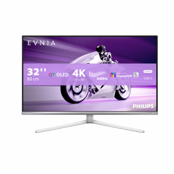Philips Evnia 8000 32M2N8900/00 computer monitor 80 cm (31.5") 3840 x 2160 Pixels 4K Ultra HD QD-OLED Wit - Afbeelding 9