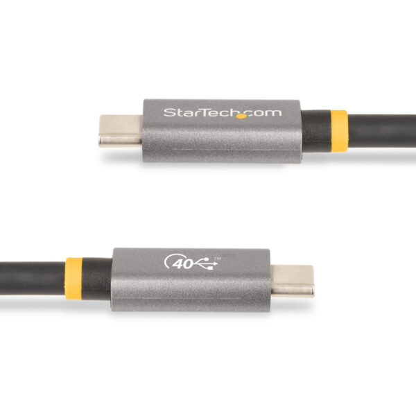 StarTech.com 1m USB4 Kabel, USB-IF Gecertificeerde USB-C Kabel, 40 Gbps, USB Type-C Data Transfer Kabel, 100W Power Delivery, 8K - Afbeelding 3
