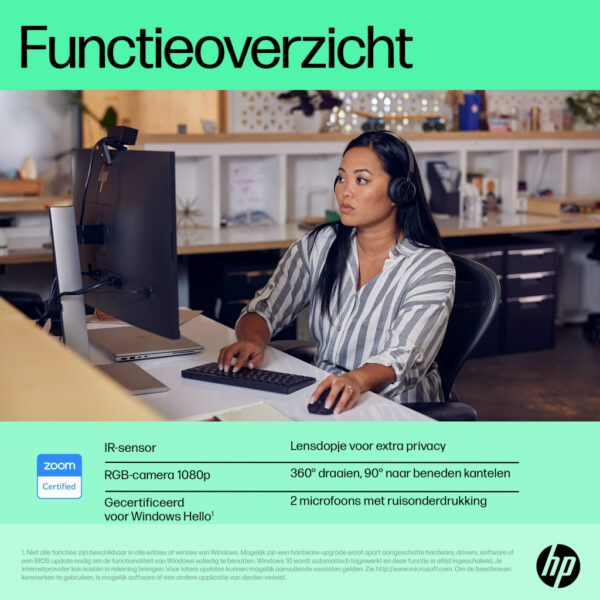 HP 625 FHD-webcam - Afbeelding 2