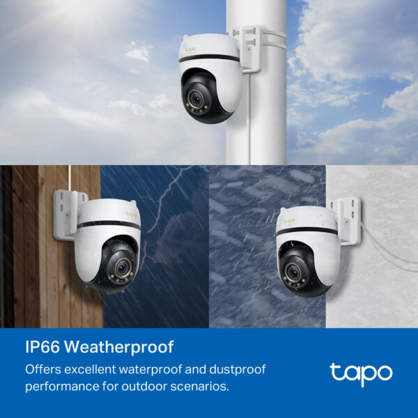 TP-Link TAPO C530WS bewakingscamera Torentje IP-beveiligingscamera Buiten 2880 x 1620 Pixels Muur - Afbeelding 13
