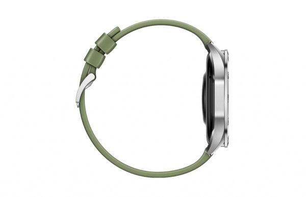 Huawei Watch GT 4 46mm Zilver (Groene Siliconenband) - Afbeelding 5