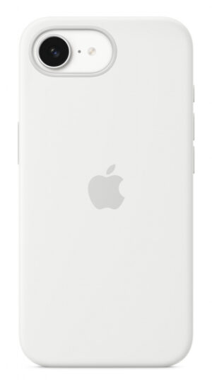 Apple Siliconen Back Cover Wit Apple iPhone 16e