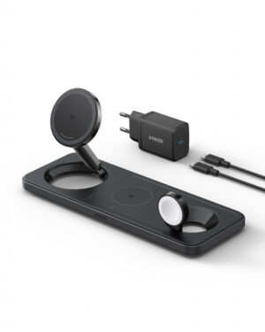 Anker MagGo Universeel Zwart USB Draadloos opladen Snel opladen Binnen