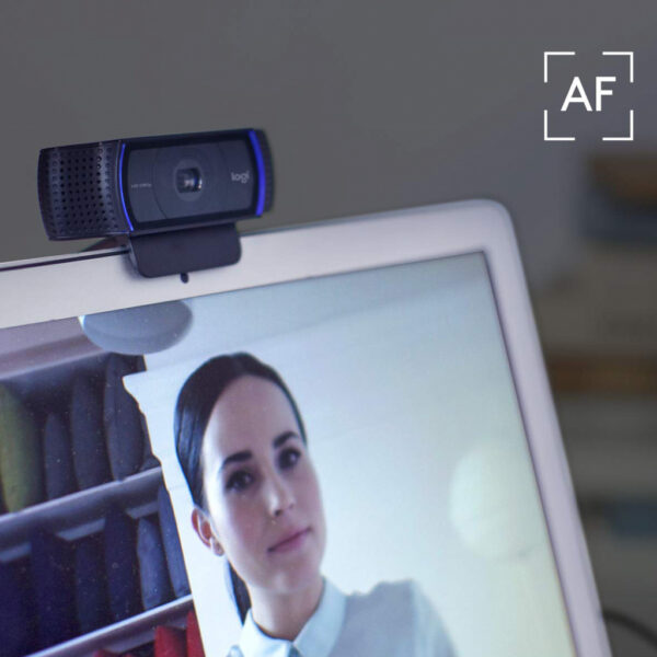 Logitech 960-001055 webcam 3 MP 1920 x 1080 Pixels USB 2.0 Zwart - Afbeelding 12