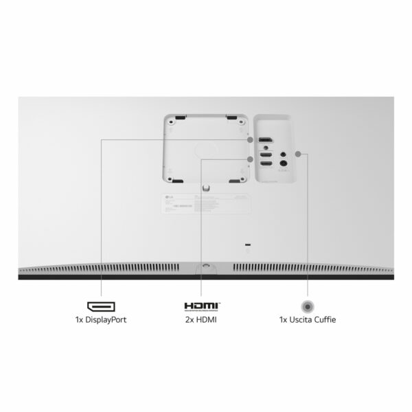 LG 27US550-W computer monitor 68,6 cm (27") 3840 x 2160 Pixels 4K Ultra HD LCD Wit - Afbeelding 2
