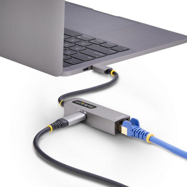 StarTech.com 2.5GbE USB-C naar Ethernet Adapter, 100W PD Pass-Through, NBASE-T NIC, USB 3.0 Type-C 2.5/1G Multi Speed Netwerk, T - Afbeelding 7