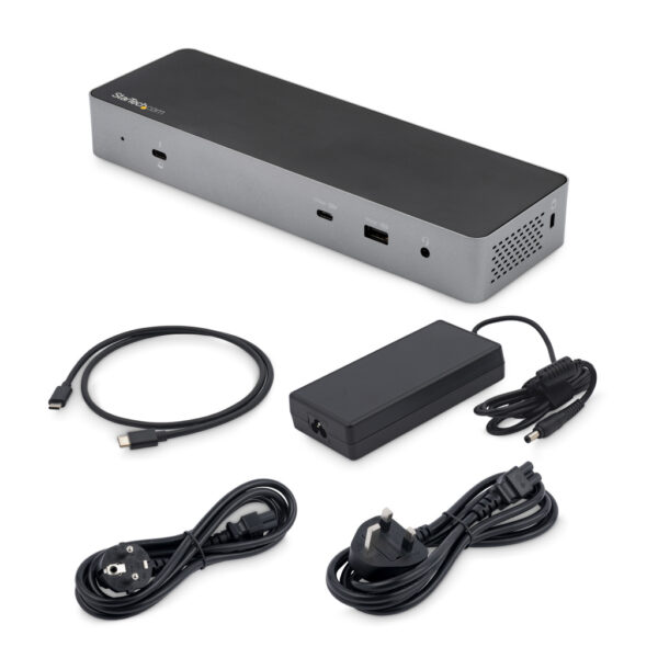 StarTech.com Thunderbolt 3 Dock met USB-C Host Compatibiliteit - Dual 4K 60Hz DisplayPort 1.4 en Dual HDMI 2.0 - Single 8K - TB3 - Afbeelding 7