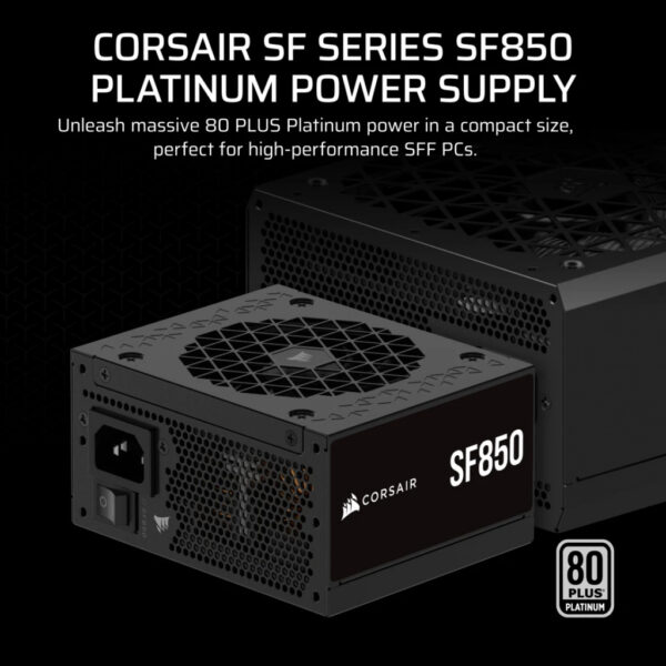 Corsair SF Series CP-9020256-EU power supply unit 850 W 24-pin ATX CFX Zwart - Afbeelding 2