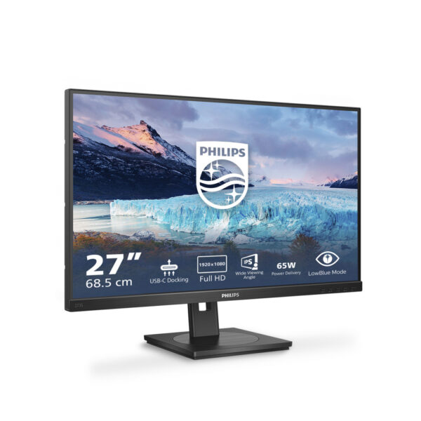 Philips S Line 273S1/00 computer monitor 68,6 cm (27") 1920 x 1080 Pixels Full HD LCD Zwart - Afbeelding 11