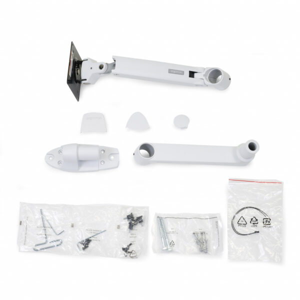 Ergotron LX Series LX Wall Monitor Arm 86,4 cm (34") Muur Wit - Afbeelding 5