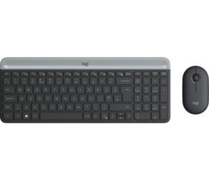 Logitech 920-009194 toetsenbord Inclusief muis Universeel RF Draadloos AZERTY Belgisch Grafiet