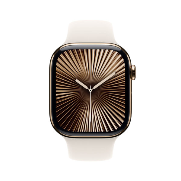 Apple Watch Series 10 OLED 46 mm Digitaal 416 x 496 Pixels Touchscreen 4G Goud Wifi GPS - Afbeelding 2