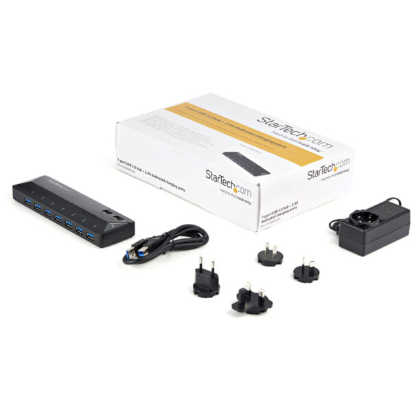 StarTech.com 7-Poorts USB 3.0 Hub met specifieke oplaadpoorten - 5Gbps - 2 x 2.4A poorten - Afbeelding 5