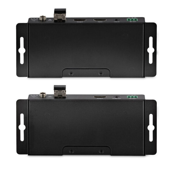 StarTech.com 4K HDMI over Fiber Extender Kit, 4K 60Hz tot 1km (Single Mode) of 300m (Multimode) LC Fiber Optic, HDR, HDCP, 3.5mm - Afbeelding 6