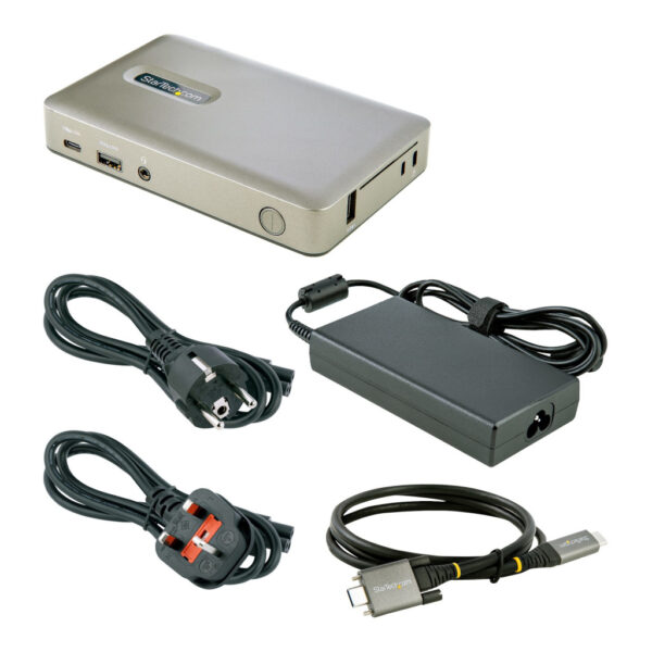 StarTech.com USB C Dock, USB-C naar DisplayPort 4K 30Hz of VGA, 65W USB Power Delivery Lader, 4 Port USB 3.1 Gen 1 Hub, Universe - Afbeelding 9