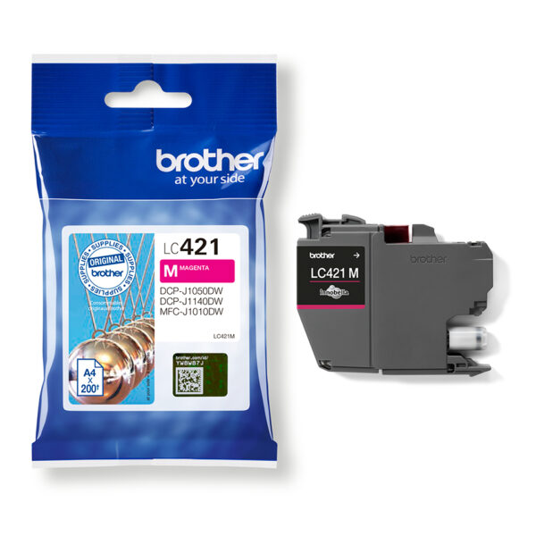 Brother LC421M inktcartridge 1 stuk(s) Origineel Magenta - Afbeelding 4