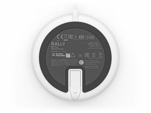 Logitech 952-000038 microfoon Wit Tafelmicrofoon - Afbeelding 4