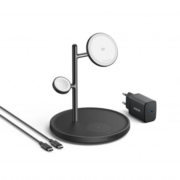 Anker MagGo Universeel Zwart USB Draadloos opladen Snel opladen Binnen - Afbeelding 7