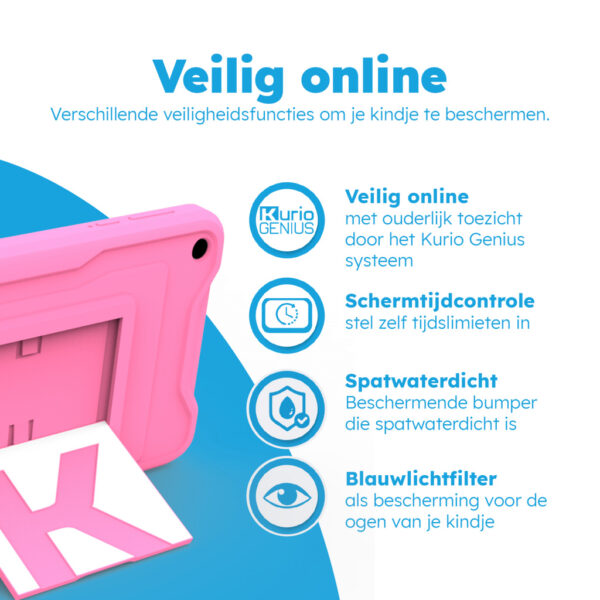 Kurio Tab Premium 32 GB Wifi Roze - Afbeelding 18