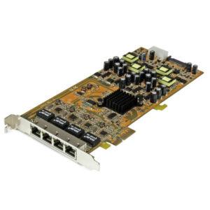 StarTech.com 4-poorts gigabit Power over Ethernet PCIe-netwerkkaart - PSE / PoE PCI Express NIC