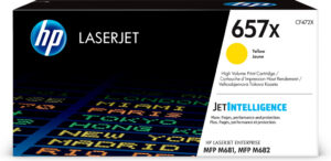 HP 657X originele high-capacity gele LaserJet tonercartridge