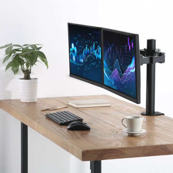 ACT Monitorarm 32" office solid pro, 2 schermen - Afbeelding 8