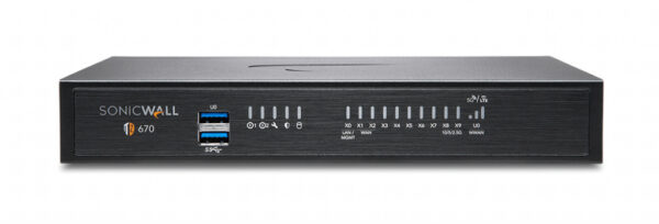 SonicWall TZ670 firewall (hardware) Desktop 5 Gbit/s