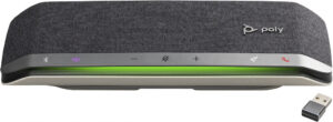 POLY Sync 40+ voor Microsoft Teams gecertificeerde USB-A USB-C speakerphone +BT700 USB-A adapter