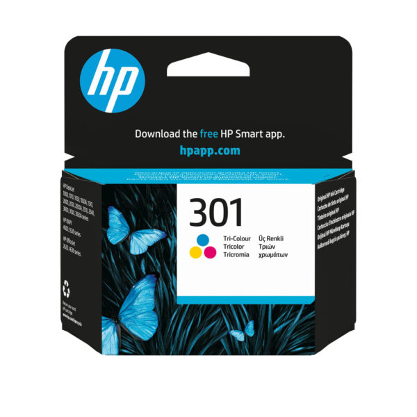 HP 301 originele drie-kleuren inktcartridge