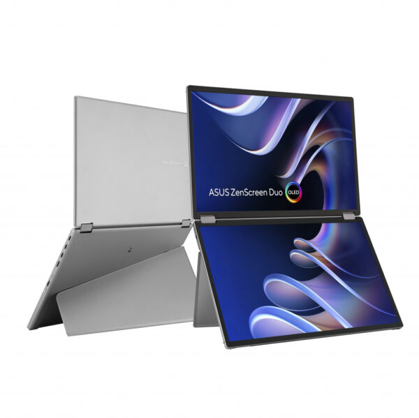 ASUS ZenScreen Duo OLED MQ149CD computer monitor 35,6 cm (14") 1920 x 1200 Pixels WUXGA Zilver - Afbeelding 2
