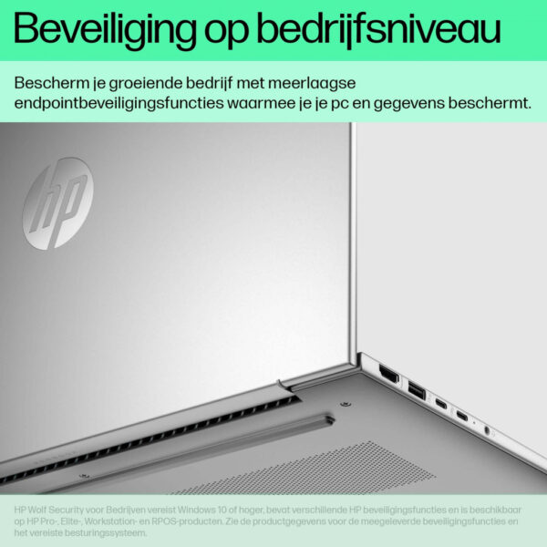HP ProBook 460 G11 Intel Core Ultra 7 155U Laptop 40,6 cm (16") WUXGA 16 GB DDR5-SDRAM 512 GB SSD Wi-Fi 6E (802.11ax) Windows 11 - Afbeelding 10