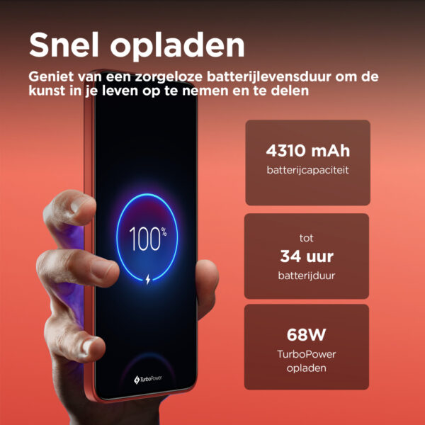Motorola edge 50 Neo 16,1 cm (6.36") Dual SIM Android 14 5G USB Type-C 12 GB 512 GB 4310 mAh Rood - Afbeelding 15
